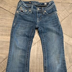 Miss me, little girls, cropped jeans